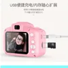 Digitalkameror Mini Cartoon PO Camera Toys med 8 16 32 GB TF Card USB Reader Camcorder for Kids Girls Gift