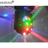 Hohao Professional DJ 16x3W 3IN1 LEDビームレーザーストロボ移動ヘッドフットボールステージ照明ディスコボールライトDMX512 DJナイトクラブP257O