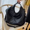 Shoulder Bags Large Soft Leather Tote For Women 2021 Simple Hobo Bag Fashion Korean Handbag Female Crossbody Half Moon