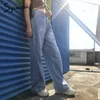 Syiwidii ​​Wide Leg Baggy Jeans för kvinnor Högt midja Mamma Kläder Vintage Streetwear Trousers Full Längd Denim Byxor Sommar 210809