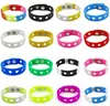 2021 Soft Silicone Sports Armband Armband 18/21cm Fit Sko Croc Buckle Charm Tillbehör Mode Smycken För Män Kvinnor Partihandel