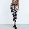 Gymprint bloemen yogabroek sportkleding voor vrouwen professionele hardloop fitness sport leggings workout hoge taille naadloze broek H1221