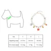 Cat Collars & Leads Rhinestone Necklace Imitation Pearl Neck Chain With Bells Collar Dog Pet Accessories Pendants