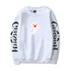 Wamni Genshin Impact Hu Tao Nieuwe Sweatshirts Mannen Dames Print Pullover Unisex Harajuku Tracksui Y0901