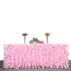 Tule Tutu Tafel Rok Tafelkleed Koreaanse Organza Wit Roze Servies Bruiloft Verjaardag Baby Shower Party Decoratie