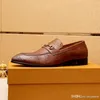 L5 2022 Högkvalitativa formella klädskor för mjuka lyxiga män äkta spetsiga Toe Mens Designer Business Oxfords Casual Shoess Size 38-44