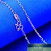New Stainless Steel Rose Gold Rope Snake Chain Necklace For Women Men Fashion Rope Chain Jewelry Gift 45cm Factory price expert design Quality Latest Style Original