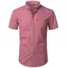 Herren Plaid Baumwollhemd Casual Slim Fit S Button Up Kleid S Marke Business Chemise Camisa Masculino 210626