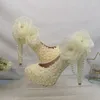 ivory bride shoes lace