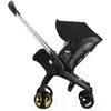 Strollers# Baby Stroller 4 in 1 met autostoeltje Bassinet High Landscope Vouwkoets Voorkoper voor borns