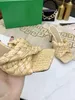 High heels Square head Slippers fashion summer personality trend handmade straw rope flat non-slip rubber bottom come with boxes and bags size35-40