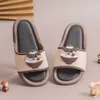 Kinder Hausschuhe Sommer Schuhe für Kinder Kleinkind Baby Outdoor PVC Flip Flop Cartoon Flache Weiche Unterseite Strand Sandalen qq866 210712