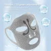 Elétrico EMS Máscara Reutilizável Silicone Rosto Elevador Anti Wrinkle Máscaras de Apertação da Pele Rejuvenescimento Facial Cuidados Beleza Dispositivo