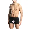Underbyxor Bekväm Stor Boxer Mäns Underkläder Midja Elastisk Färgstorlek Solid