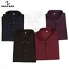 Shan Bao Autumn Brand Brand Slipa a maniche lunghe Plus Size Business Casual Youth Ufficio uomo Camicia da ufficio 5XL 6XL 7XL 8XL 10XL 210531