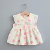 Newborn Baby Girls Summer Dress for Girls Casual Dot Sleeveless Princess 1 year Birthday Dress Toddler Clothes Infant Clothing Q0716