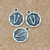 100Pcs Iniziale Alfabeto Disco "v" Pendenti di Fascini in lega Per Monili Che Fanno Braccialetto Collana Accessori FAI DA TE 14.8x28.2 MM A-390