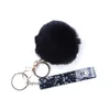 Niedliche Kreditkarte Puller PompoM Schlüsselanhänger Acryl-Debitbank C ARD GRABBER FÜR LANG NAGEL ATM Keychain Karten Clip Nails Key Ringe 13 Farben FWEF