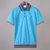 Polo da uomo di marca Piccolo cavallo Coccodrillo Ricamo Abbigliamento Uomo Tessuto Lettera Polo T-shirt o Colletto Maglietta casual # 001