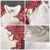 Paper-cut printing sweatshirt women's thin section national quintessence long-sleeved shirt men's couple wear Chinese style tops 210526