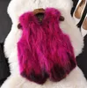 100% Real Raccoon Fur Women Sleevess Vest Factory Outlet Wholesale Multi Custom Big Storlek Äkta Natur Pure Fur Gilet DFP978 210816