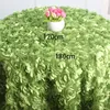 Tafelkleed bruiloft borduren rozet bloem 3D-cover banket partij ronde / rechthoek decoratie kerstcadeau