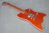 6199 Billy Bo Jupiter Thunderbird Big Sparkle Orange Electric Guitar TV Jones Pickup, Chrome Hardware