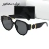 Mannen alle zwarte zonnebril voor vrouwen mode outdoor sport bril UV400 zomer goud frame eyewear ppfashionshop