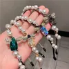 Sevimli Arı Kafa Bandı Saç Kasnağı İnci Tasarımcı Saç Bantları Kadınlar için Kızlar Kristal Rhinestone Head Band Sıradan Gelin Aksesuarları7426534