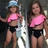 One-Pieces Mode Enfants Filles Maillot de bain d'été Maillots de bain Natation Deux pièces Bikini Costume US