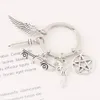 Gothic 3D Military Gun Charms Keychain Making Metal Weapon Knife Keyring For Men Best Gift Statement Jewelry E2685