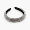 Barokke Shine Rijn Stone Wide Hoofdband Dames Mode Hoofddeksels X0722