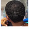Hommes perruque de cheveux 4mm 6mm 8mm 10mm 12mm vague pleine dentelle toupet ondulé toupet indien vierge remplacement de cheveux humains pour hommes 5149725