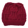 Christmas Adults Thick Warm Winter Hat Knitted Poms Beanies Hats Womens Girl Ski Cap