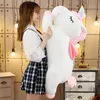 New30cm Kawaii Giant Unicorn Peluche Peluche Toy Soft Licorne Poupées Soft Poupées Animal Cheval Jouets Coussin Anniversaire Cadeaux Fête Favoris PAR MER RRB12188