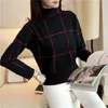 Sweater female autumn and winter fashion half-neck sweater pullover short paragraph warm loose bottoming shirt 210527