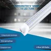 T8 V-vormige led buisverlichting geïntegreerde 3ft 4ft 5ft 6ft 8 voet koeler deurverlichting 4 rij winkelverlichting buizen tl-armatuur