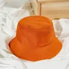 Style Light Board Bucket Hat Pure Color All-Matching Bassin Hat Lovers Hat Trendy Sun large bord chapeaux