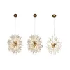 Dandelion Crystal Pendant Lamps Firework Modern Sputnik Chandelier Ceiling Light AC 110-240V Fixture Lighting Bedroom Kitchen Island Living Room Ambient Lights