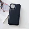 Fashion PU Leather Phone Fodral för iPhone 13 Pro Max 12 11 XS XR X 8 7 Plus Back Cover Shell Cellphone Case