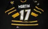24S SARNIA STING #91 Steven Stamkos 17 Matt Martin Black Хоккейная майка Мужская вышитая вышивка Трикотажные изделия с любым номером и именем
