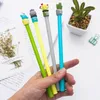 Jonvon Satone 40 Pcs Cactus Gel Pens Cute Pena 0.5mm Preto Tinta Papelaria Green Plant Office School Material Atacado Estacionário Y200709