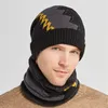 Chapeau en tricot pour hommes, 6 styles, automne et hiver, casquette à capuche chaude en velours, couleur assortie, chapeaux sauvages, hiver américain DD476