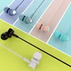 Cuffie stereo Auricolari bassi in-ear da 3,5 mm Con controllo vocale Microfono incorporato Multi colori e confezione della borsa