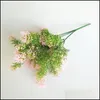 Fleurs décoratives couronnes fournitures de fête de fête maison jardin plante artificielle mariage cadeaux de noël décoration mur bricolage feuille verte terre