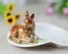 Кофейные чашки оленя с чашкой для чая блюдца, набор с ложкой Creative Creative Ceramic Whiteware European Style Bone China подарки