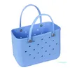 Designer-Womens Wholale Waterproof Tote Bags Custom Hol Summer Rubber Tot Pvc O Large Fashion Eva Plastic Beach Silicone Bag2661