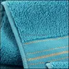 Textiles Garden3pcs Pure Bomull handduk Inte Lint Soft Wash Bath Hem El Absorberande Män och Kvinnor Washcloths Drop Leverans 2021 VVH29