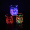 Flash Light Cup Water Vloeistof Geactiveerde Novely Lighting Light-Up Wine Bier Glas Lichtgevende Multicolor Drink Cups voor Party Verjaardag Bar Clubbing Disco Decoration