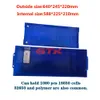 Stor storlek Stor Cacticity ABS + PC Batteri Box Fodral som täcker för DIY-förpackningar 24V 200Ah 12V 500AH 120AH 48V 210AH LIFEPO4 Li Ion LTO-celler